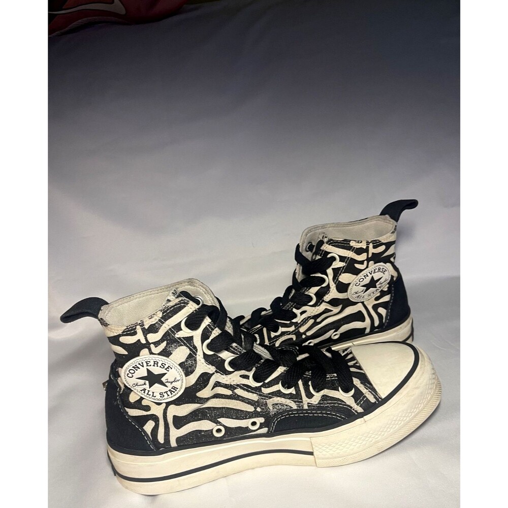 Converse Chuck Taylor All Star Lift Platform High-Top Mens Sz 8 Back/White